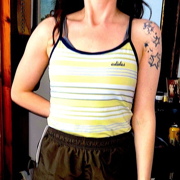 Adidas classic ! Ladies tank from 90s imported size M-L - Picture 2 of 12